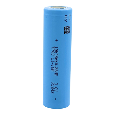 Tenpower 18650 3.6V 2600mAh Li-ion Şarjlı Pil – Robot Süpürgeler İçin Uyumlu Batarya