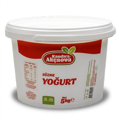 Akçaova Süzme Yoğurt 5000gr