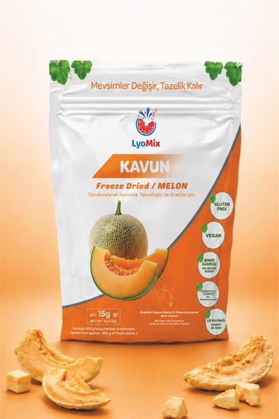 Dondurularak Kurutulmuş Kavun