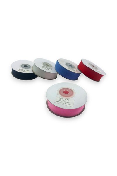 ORGANZE KURDELE SETİ 2CM/23MT 5 ADET (SET 1)