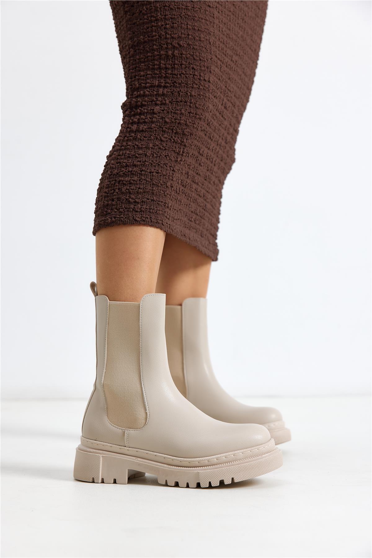 Verima Kadın Günlük Bot Bej