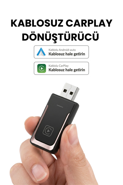2'si 1 Arada Kablosuz CarPlay