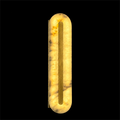 Oval Mermer Aplik