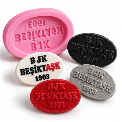 1390 - Silikon Kalıp Mum Kalıbı - Beşiktaş