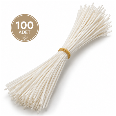 Çıtçıtsız Mum Fitili 16 Numara 100 Adet (25 cm)