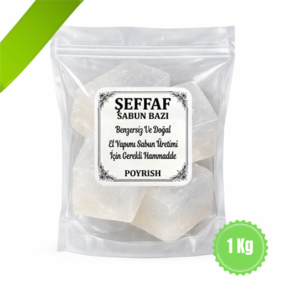 Şeffaf Sabun Bazı - 1 Kg.