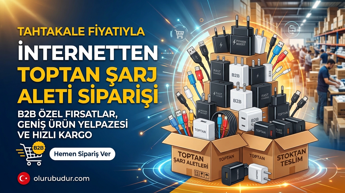 Tahtakale Fiyatıyla İnternetten Toptan Şarj Aleti Siparişi | B2B