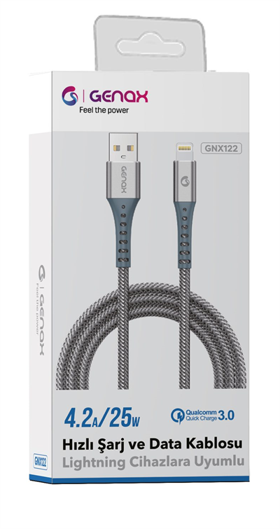 Toptan 4.2a/25w Lightning Hızlı Ultra Usb Şarj Kablosu