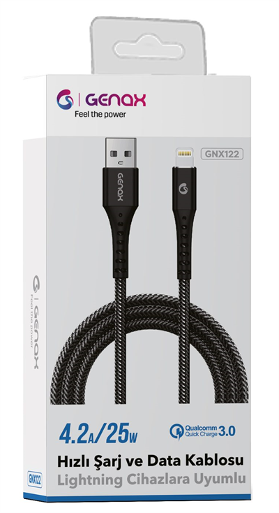 Toptan 4.2a/25w Lightning Hızlı Ultra Usb Şarj Kablosu