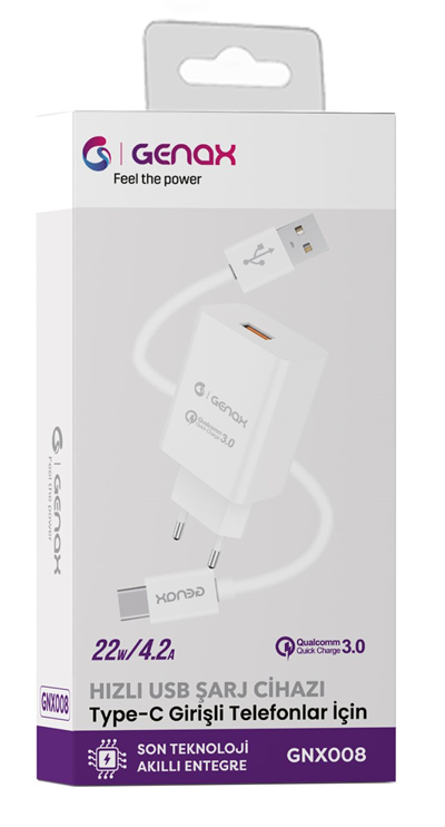 Toptan 4.2a/22w Type-C to Usb Hızlı Usb Şarj Cihazı
