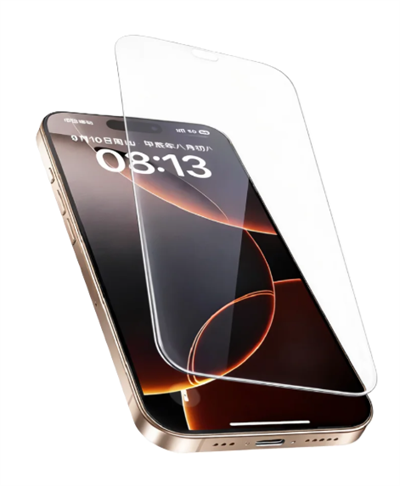 Toptan Amigo.Ga iPhone 15 Anti Statik Parlak Şeffaf HD Çerçevesiz Tam Ekran Koruyucu