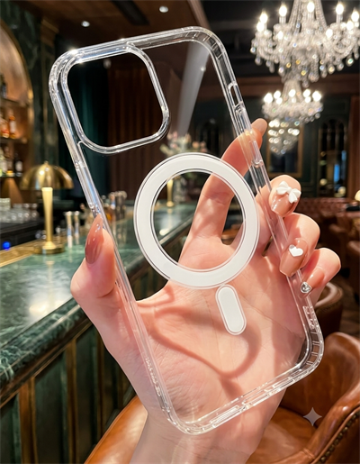 Toptan İphone 11 MagSafe Uyumlu Animasyonlu Şeffaf Mika Kılıf Kutulu