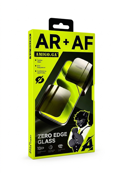 Toptan Amigo.Ga iPhone 15 Pro Max Premium AR+AF Hayalet Ekran Koruyucu (Zero Edge Glass)