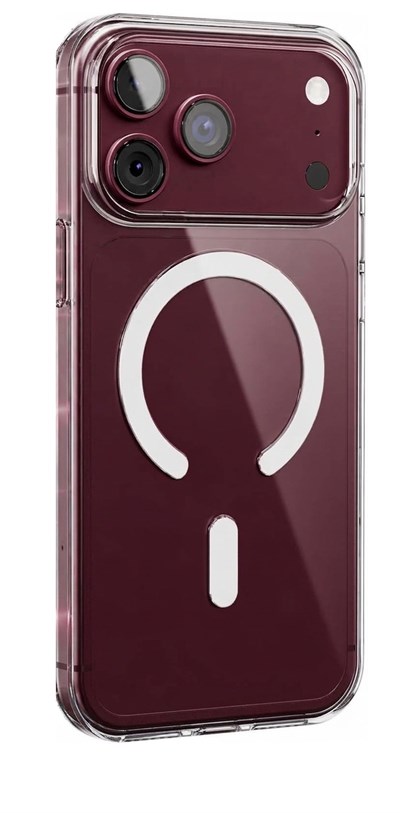 Toptan İphone 18 Pro Şeffaf MagSafe Uyumlu Kılıf (Kutulu)