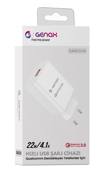 Toptan USB Hızlı  Şarj Adaptörü 22w 4.1a 