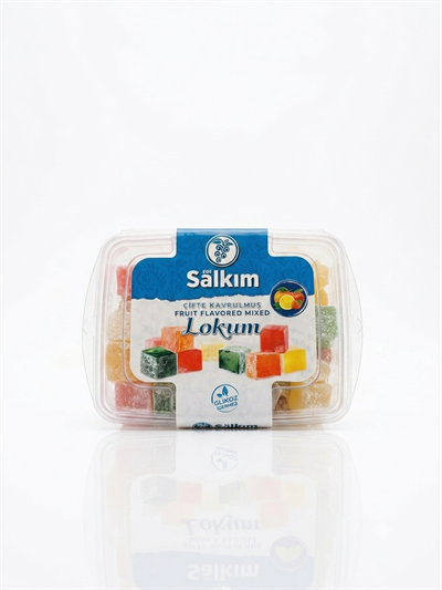 Çifte Kavrulmuş Meyve Aromalı Karışık Lokum (194gr)