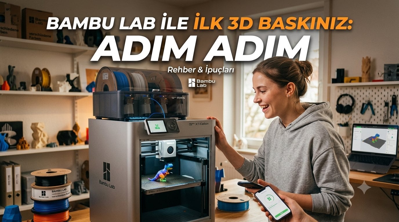 Bambu Lab ile İlk 3D Baskınız: Adım Adım