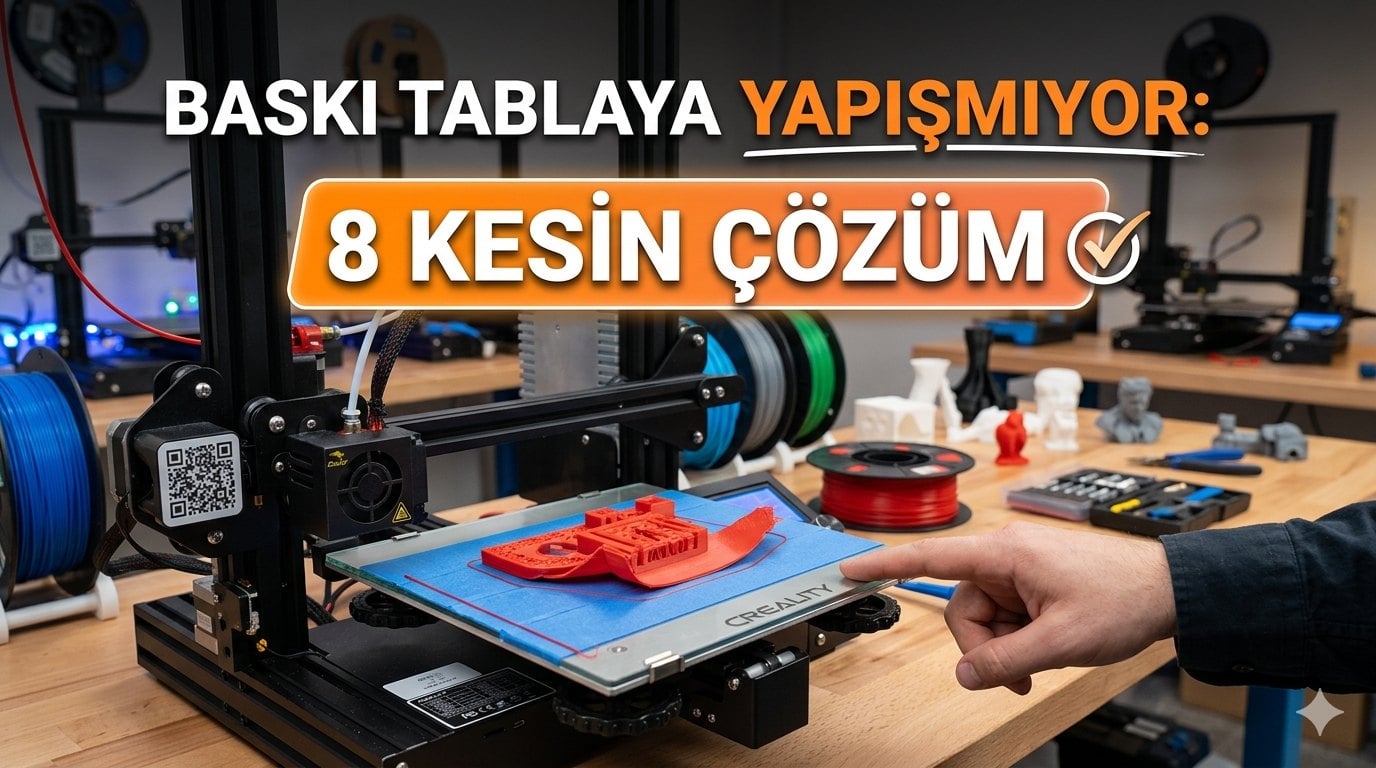 Baskı Tablaya Yapışmıyor: 8 Kesin Çözüm