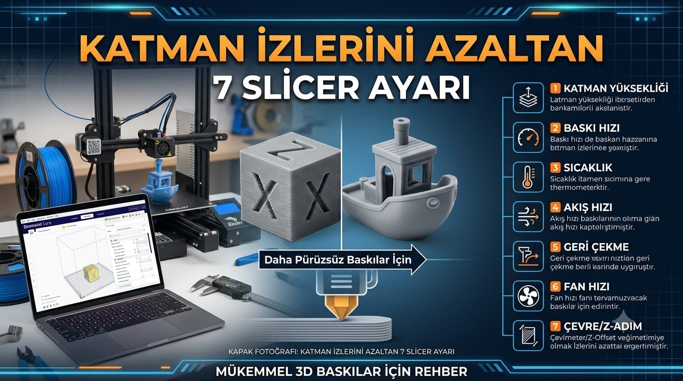 Katman İzlerini Azaltan 7 Slicer Ayarı