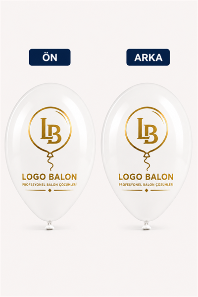 Baskılı Reklam Balonu 1+1 Çift Yüz Tek Renk Baskılı