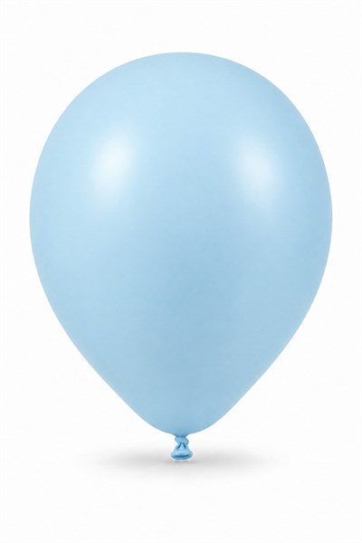 Makaron Mavi Dekorasyon Balonu 12 İnç - 100 Adet