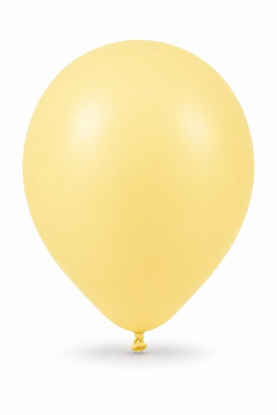Makaron Sarı Dekorasyon Balonu 12 İnç - 100 Adet