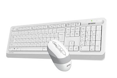 A4-Tech Kablosuz Set Beyaz (FG1010-B)