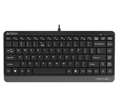 A4-Tech Mini Kablolu Klavye Gri (FK11)