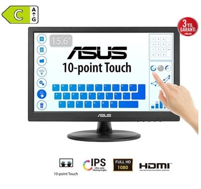 Asus 15.6 5ms Hdmi Vga Dokunmatik MM (VT169HE)