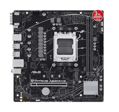 Asus Prime A620M-E/Csm AM5 Ryzen Vga Hdmi Dp