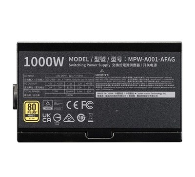 Cooler Master 1000W 80+ Gold PCIe Gen 5.0