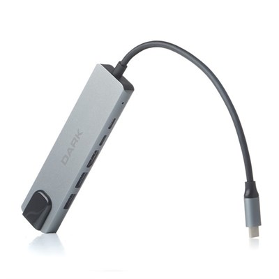 Dark (DK-AC-U31X47) 6in1 USB 3.2 Type-C Çoklayıcı