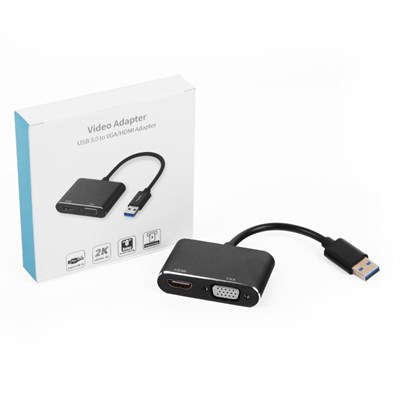 Dark DK-AC-UGA35 USB 3.0 to HDMI + VGA Çevirici