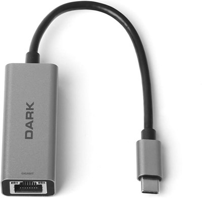 Dark Type-C to Gigabit Ethernet Adaptörü