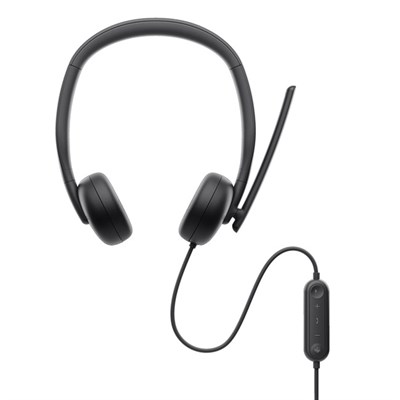 Dell WH3024 Pro Stereo Kablolu Kulaklık Siyah