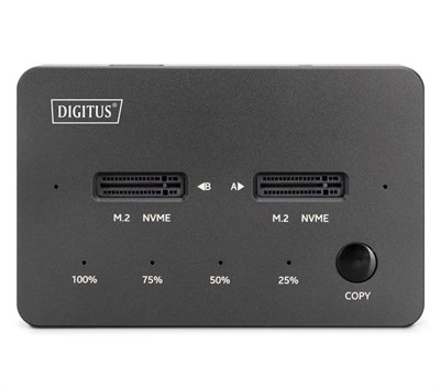 Digitus Çift Yuvalı M.2 NVME SSD Docking Station