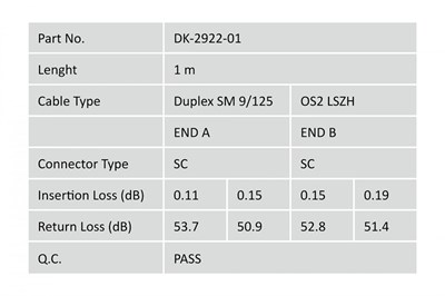 Digitus Fiber Optik Singlemode Sarı (1m)