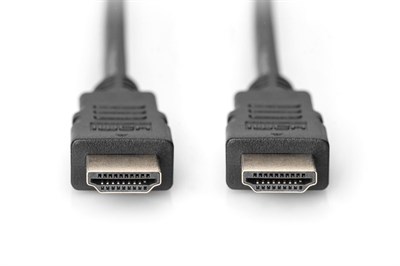 Digitus HDMI Kablo Altın Uçlu Siyah (3m) FHD