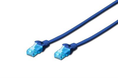 Digitus Patch Kablo Cat5E Mavi (1m)