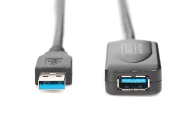 Digitus USB Uzatma Kablosu Siyah (5m)