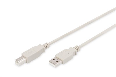 Digitus Yazıcı Kablosu Bej USB 2.0 (1,8m)