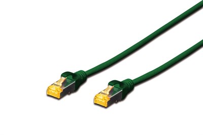 Digitus Zırhlı Patch Kablo Cat6A Yeşil (1m)