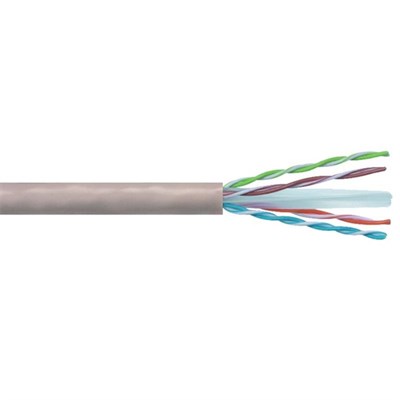 HCS Cat6 Gri U/UTP Makara Kablo LSOH (500m)