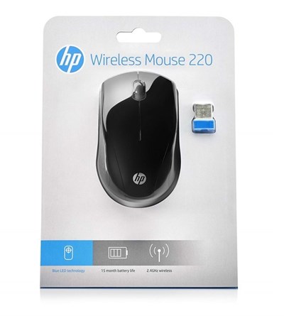 HP 220 Sessiz Kablosuz Mouse Siyah (3FV66AA)