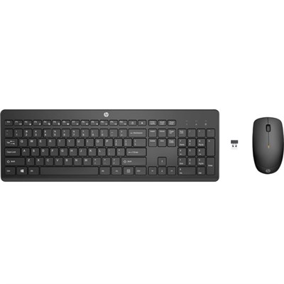 HP 230 Kablosuz Set Siyah (18H24AA)