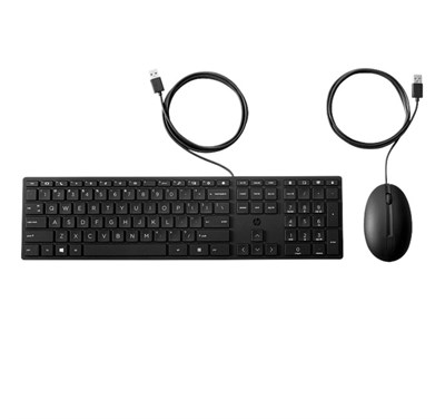 HP 320MK Kablolu Set Siyah (9SR36UT)