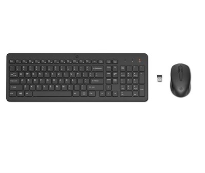HP 330 Kablosuz Set Türkçe Siyah (2V9E6AA)