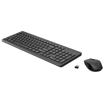 HP 330 Kablosuz Set Türkçe Siyah (2V9E6AA)