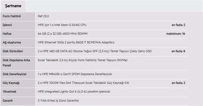 HPE DL380 Gen11 Gold 5416S-64GB-2x480G-2U (P81784)