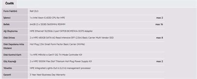 HPE DL380 Gen11 Gold 6530 64GB-2x480G-2U (P81787)